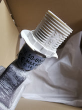 Load image into Gallery viewer, *Perfectly Imperfect* Grace Handcrafted Lime Washed Wooden Table Lamp With Natural Linen Shade