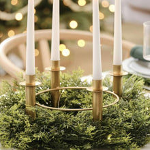 Load image into Gallery viewer, Cedar Pine Foliage Wreath with String Lights