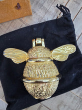 Load image into Gallery viewer, Perfectly Imperfect Solid Brass Bumble Bee Door Knocker - Gold - Brass Finish