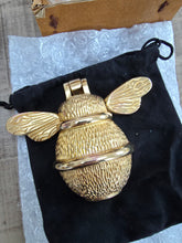 Load image into Gallery viewer, Perfectly Imperfect Solid Brass Bumble Bee Door Knocker - Gold - Brass Finish