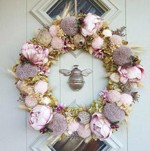 Load image into Gallery viewer, Solid Brass Bumble Bee Door Knocker - Silver - Nickel Finish