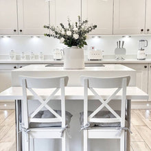 Load image into Gallery viewer, Willow White and Grey Detailed Ceramic Vase