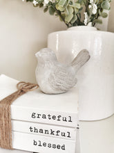 Load image into Gallery viewer, Heavy Stone French Grey Bird Decor