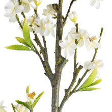 Load image into Gallery viewer, Tall White Artificial Cherry Blossom Stem