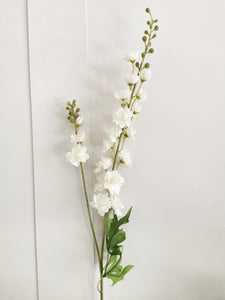 Cream Silk Slim Two-Stemmed Stock