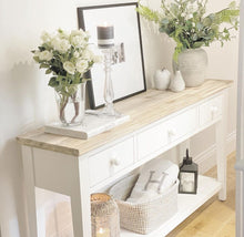 Load image into Gallery viewer, Tall Glass Dual Candlestick - Uses Both Taper and Church Candles!

