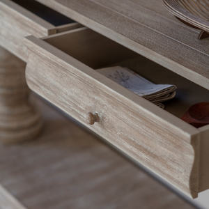 Beatrice Premium Washed 240cm Wooden Console Table
