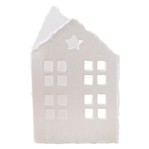Set of 6 Cotton Paper House Christmas Place Cards