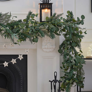 Luxury 3 Meter Eucalyptus and White Berry Garland