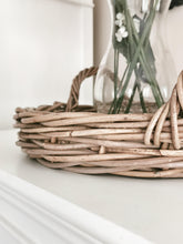 Load image into Gallery viewer, Round Chunky Kubu Wicker Tray
