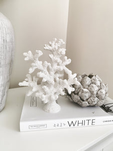 White Stone Resin Decorative Coral