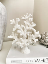 Load image into Gallery viewer, White Stone Resin Decorative Coral
