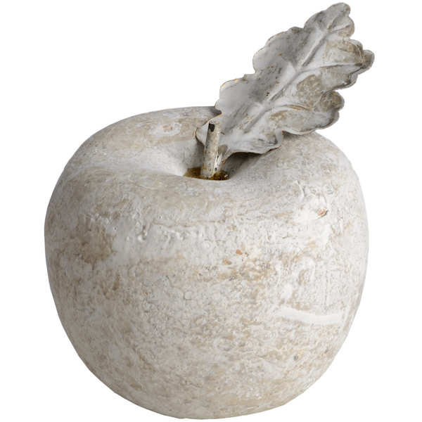 Decorative stone cement apple